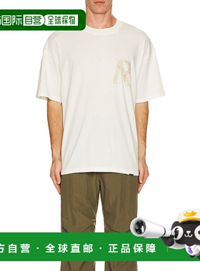 1h可退 香港直邮Represent 男士 Masking Tape Initial T恤 MLM42
