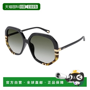 香港直邮Chloe 光泽黑色眼镜 蔻依 CH0105S CH0105S0 女士 1h可退