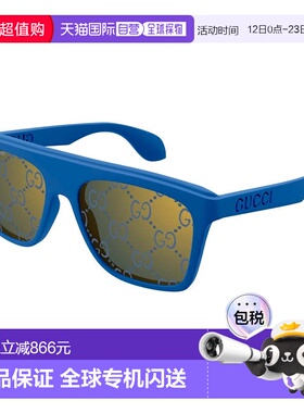 香港直邮Gucci 古驰 女士 GG1570S col. 004 蓝色太阳眼镜 GG1570