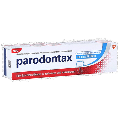 欧洲直邮德国Parodontax清新预防牙周炎牙膏75ml牙龈出血消炎护理