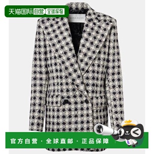 香港直邮Nina 双排扣花呢西装 Ricci 女士 外套 莲娜丽姿 1h可退
