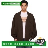 B6038 男士 Studios 香港直邮Acne 艾克妮 Wool 开衫 棕色 Neck