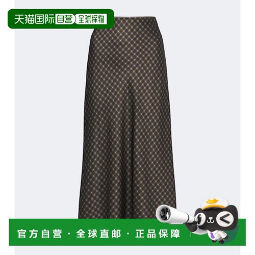 香港直邮VINCE 女士 slip 格子缎面半身裙 colorful花色 舒适时尚