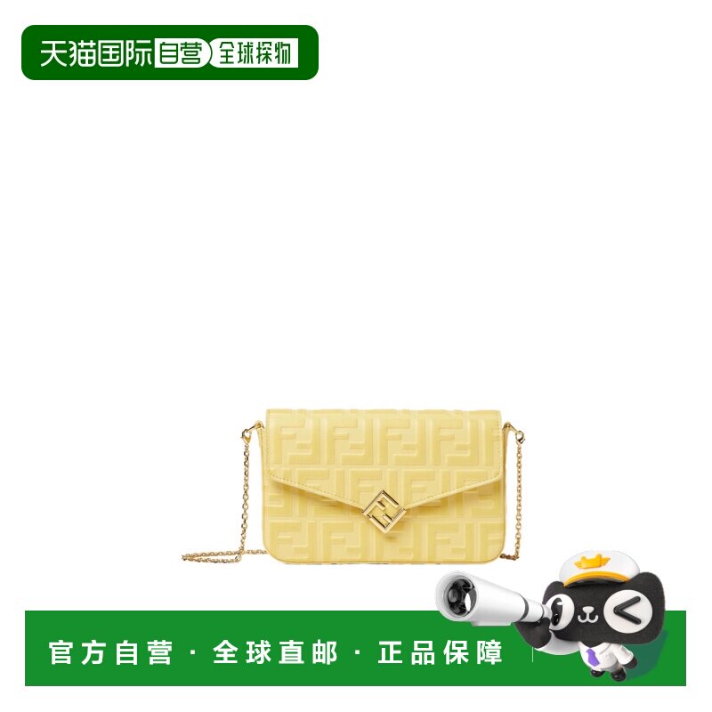 香港直邮FENDI 女士钱包 8M0509ADYMF1NPV SS2026 花色 FF Diamon