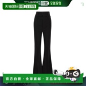 香港直邮Sportmax 斯宝麦斯 女士 1h可退 分层效果褶皱细节喇叭裤