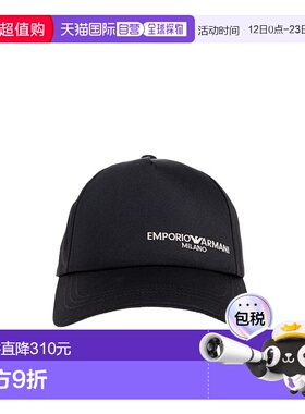 香港直邮Emporio Armani 徽标棒球帽 EM003742AF18167鸭舌帽
