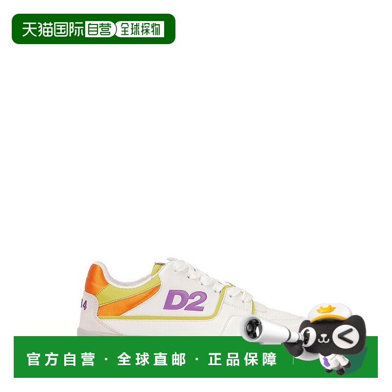 1h可退 香港直邮Dsquared2 二次方 女士 標誌壓花繫帶運動鞋 SNW0