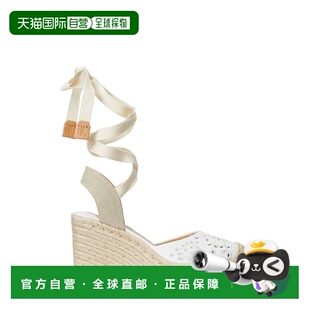 Ralph white白色 Lauren 帆布面凉鞋 舒适时 女士 香港直邮Lauren