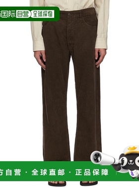 1h可退 香港直邮The Row 男士 棕色 Burt 长裤 921W3724 brown棕
