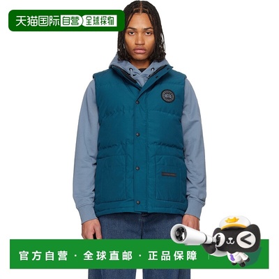 1h可退 香港直邮Canada Goose 加拿大鹅 男士 蓝色黑标系列 Frees
