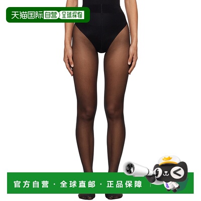 1h可退 香港直邮Wolford 女士 黑色 Satin Touch 20 连裤袜 14776
