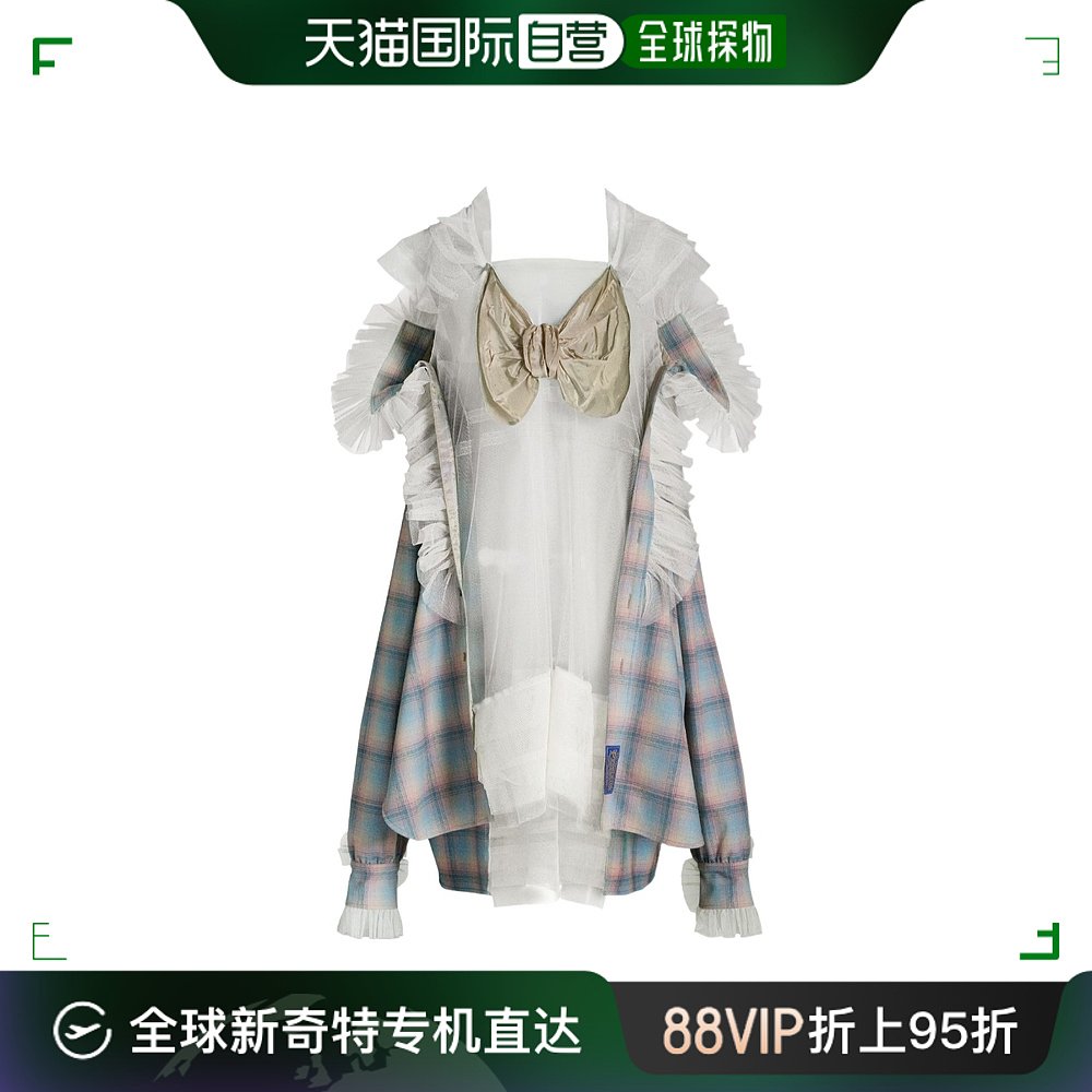 香港直邮Maison Margiela Pendleton羊毛薄纱衬衫 S29DT0001S780