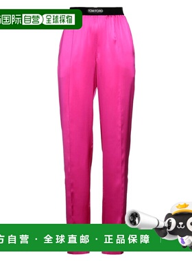 1h可退 香港直邮Tom Ford 汤姆 福特 女士 休闲长裤 purple紫色