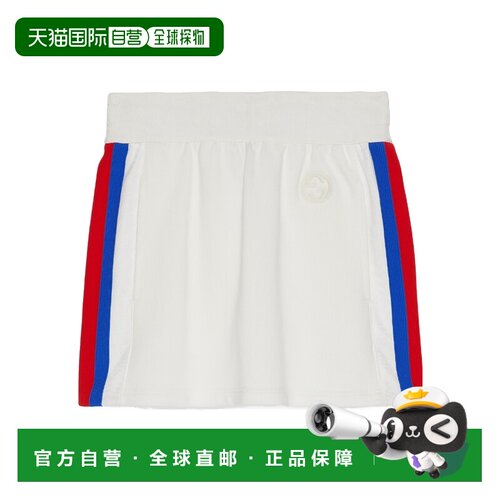 自营Gucci 织带迷你半身裙 773725XJF8Wa字裙