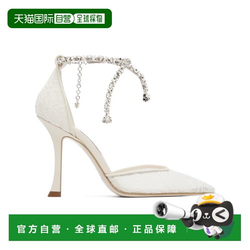 1h可退 香港直邮JIMMY CHOO 女士高跟鞋 STEVIE100IVORY SS2026