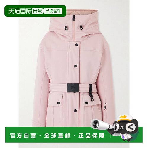 美国直邮moncler 盟可睐 女士 Isle down 弹力斜纹布滑雪夹克 K20