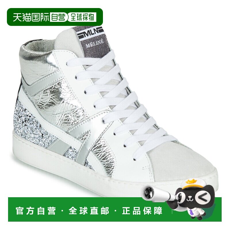 欧洲直邮Meline  IN1363 女士鞋子高帮板鞋 IN1363-VAR463-GALAXY