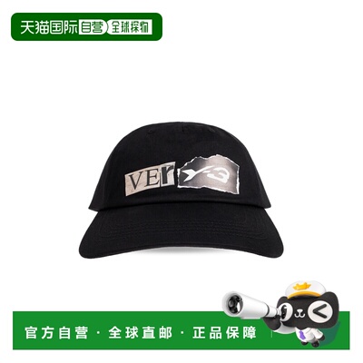 香港直邮Y-3 男士帽子 KD01790BLACK SS2026 黑色 Baseball cap