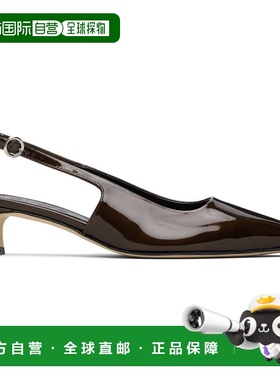 香港直邮aeyde 女士 棕色 Catrina Patent Leather 中跟鞋 A11PUG