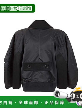 1h可退 香港直邮SACAI 女士西服 2407330001 AW2024 黑色 长袖休