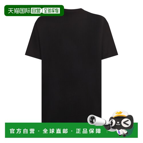 香港直邮GIVENCHY 男士T恤 BM717L3Y6B001 AW2024 黑色 Cotton t-