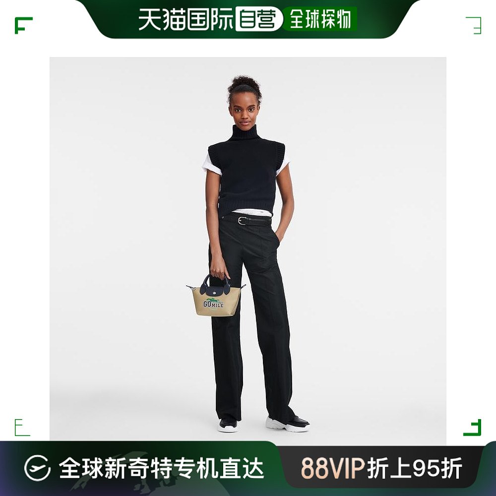 1h可退 欧洲直邮LONGCHAMP珑骧 Le Pliage Collection小米色帆布