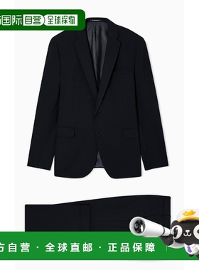 1h可退 香港直邮Emporio Armani 安普里奥 阿玛尼 男士 蓝色套装