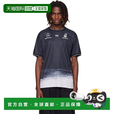 香港直邮Y-3 男士 黑色 Mercedes-AMG F1 联名 Mechanics Jersey