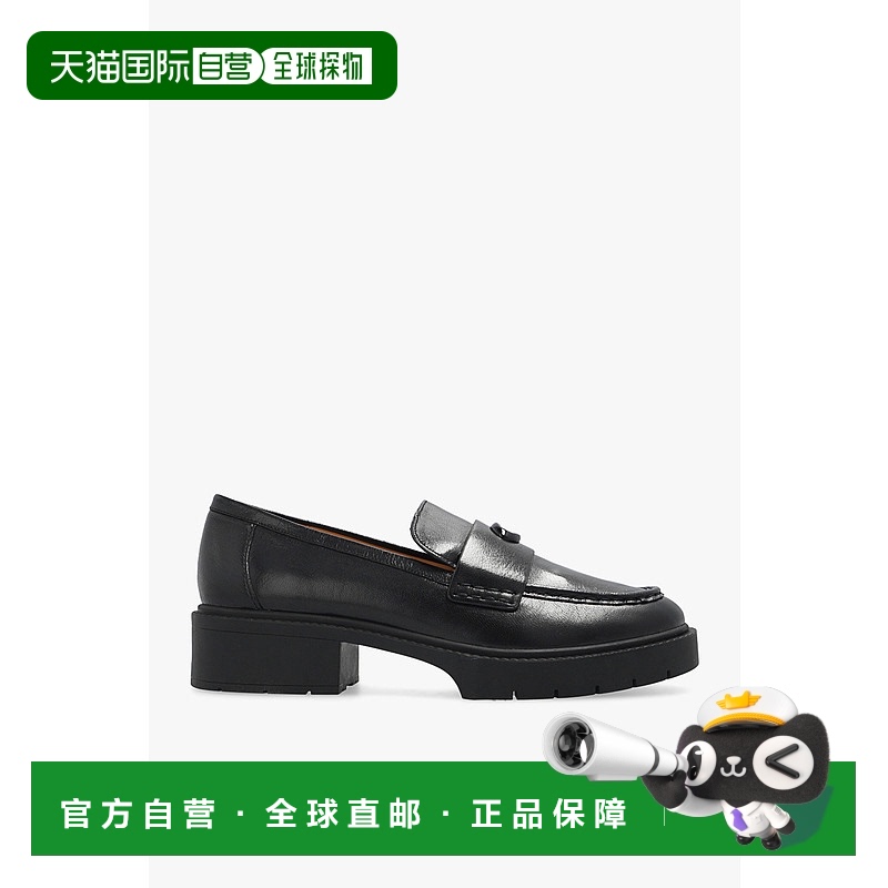 1h可退 欧洲直邮COACH蔻驰 女士芭蕾乐福鞋芭蕾舞鞋厚底女鞋皮鞋