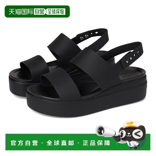美国直邮Crocs 卡骆驰 女士 Brooklyn 低帮坡跟鞋【付后1h可退】