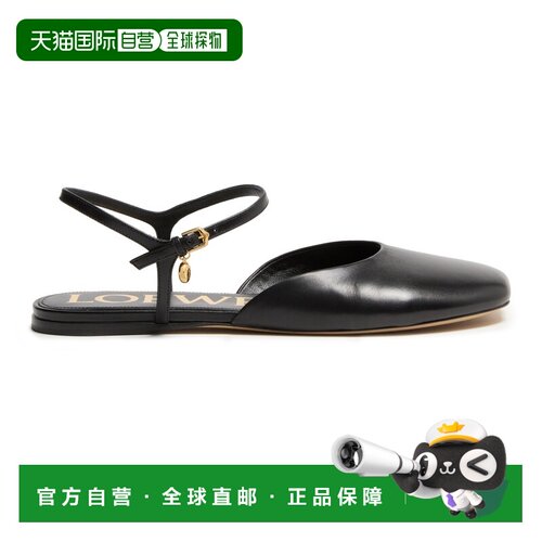自营欧洲直邮LOEWE罗意威 女士黑色羔羊皮Toy踝带【付后1h可退】