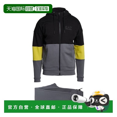 香港直邮Ea7 男士 Tracksuits 运动装 grey灰色 舒适时尚