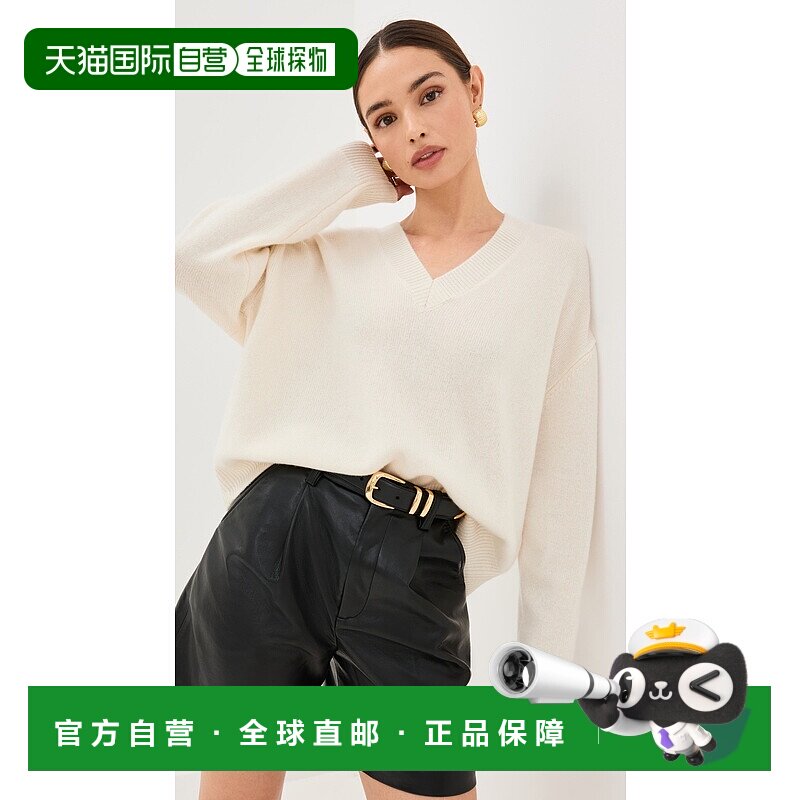 1h可退 香港直邮ANINE BING 女士 Lee 毛衣 beige米色 舒适时尚