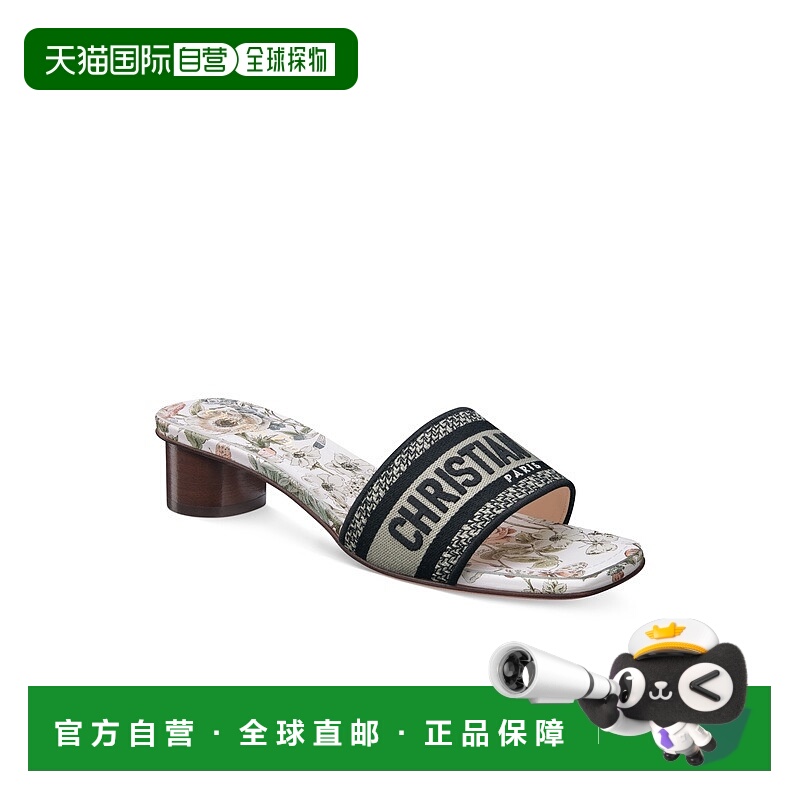 自营欧洲直邮Dior/迪奥 女士Dway Lucky高跟穆勒鞋