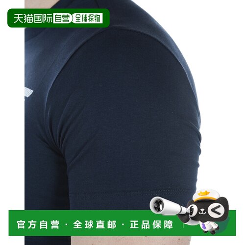 香港直邮EMPORIO ARMANI 男士T恤 3Z1T931J00ZBLUE SS2022短袖