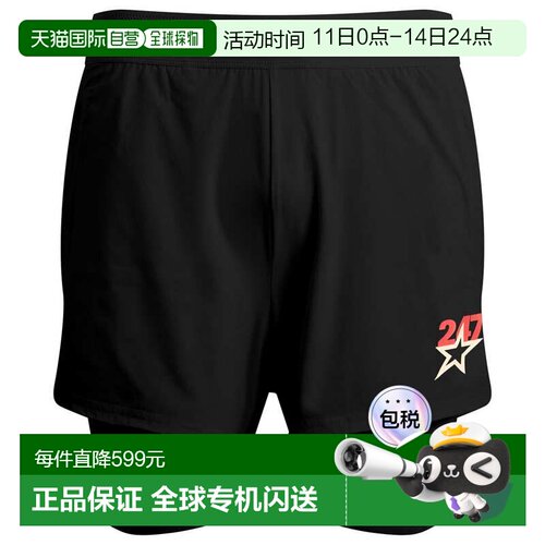 1h可退 香港直邮Represent 男士 247 混合式短裤 247M10007901