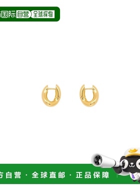 欧洲直邮BALENCIAGA（2025 年新品）Loop Xxs 女士耳环 金色
