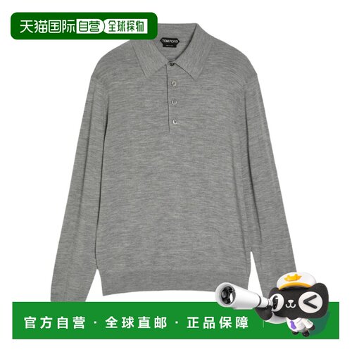 Tom Ford 长袖polo领毛衣 KPL053YMW103