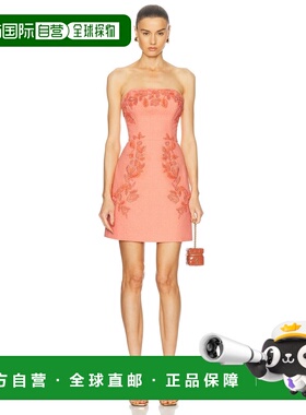 1h可退 香港直邮CAROLINA HERRERA 女士 抹胸迷你连衣裙 R2511E54