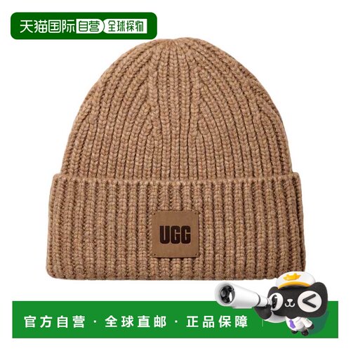 香港直邮UGG 男士帽子 103603CAM AW2026 棕色 CH【付后1h可退】