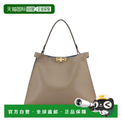1h可退 香港直邮Fendi 芬迪 女士 Way Twist-Lock 大号手提包 8BN