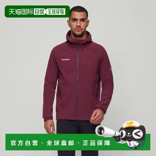 自营Mammut Ultimate Comfort SO 男士连帽软壳夹克外套猛犸象