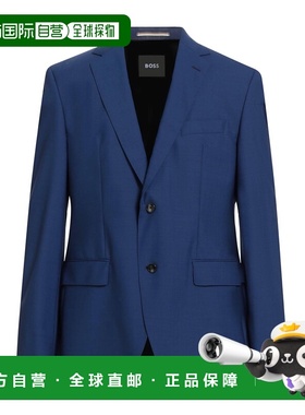 1h可退 香港直邮BOSS 波士 男士 西装外套 blue蓝色 舒适时尚