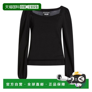 1h可退 香港直邮moschino 女士 毛衣 black黑色 舒适时尚