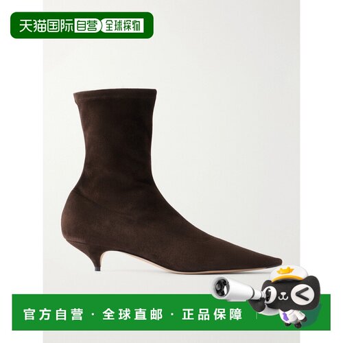 香港直邮The Row 女士 Uxor 绒面革短靴 F1545S11