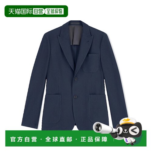 香港直邮armani 阿玛尼 男士 Giorgio 蓝色夹克 9【付后1h可退】