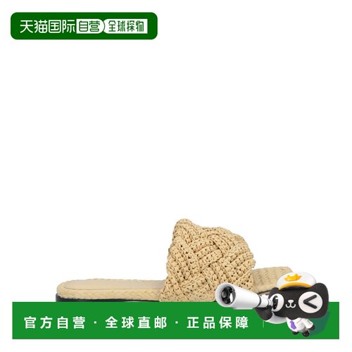 1h可退香港直邮Bottega Veneta 葆蝶家 女士 帆布面凉鞋拖鞋