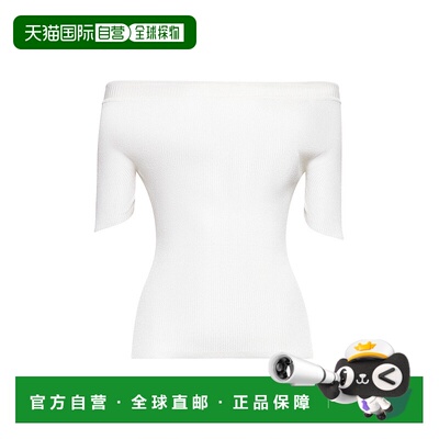 1h可退 香港直邮KHAITE 女士 短袖T恤 9714435 white白色 舒适时