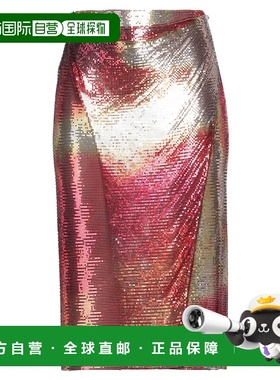 香港直邮Rabanne 女士 中长半身裙 red红色 舒适时尚