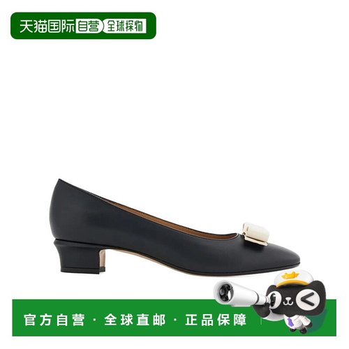 1h可退 香港直邮Salvatore Ferragamo Vara 方跟高跟鞋 01L410